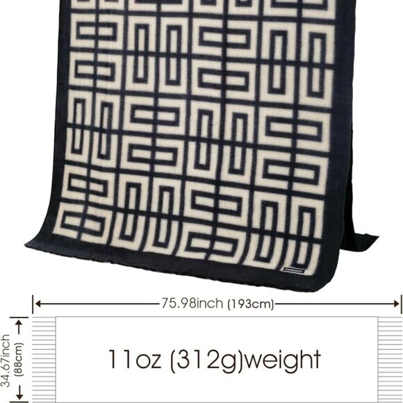 Geometry Beige Woman's Scarf - Picture 2 of 5